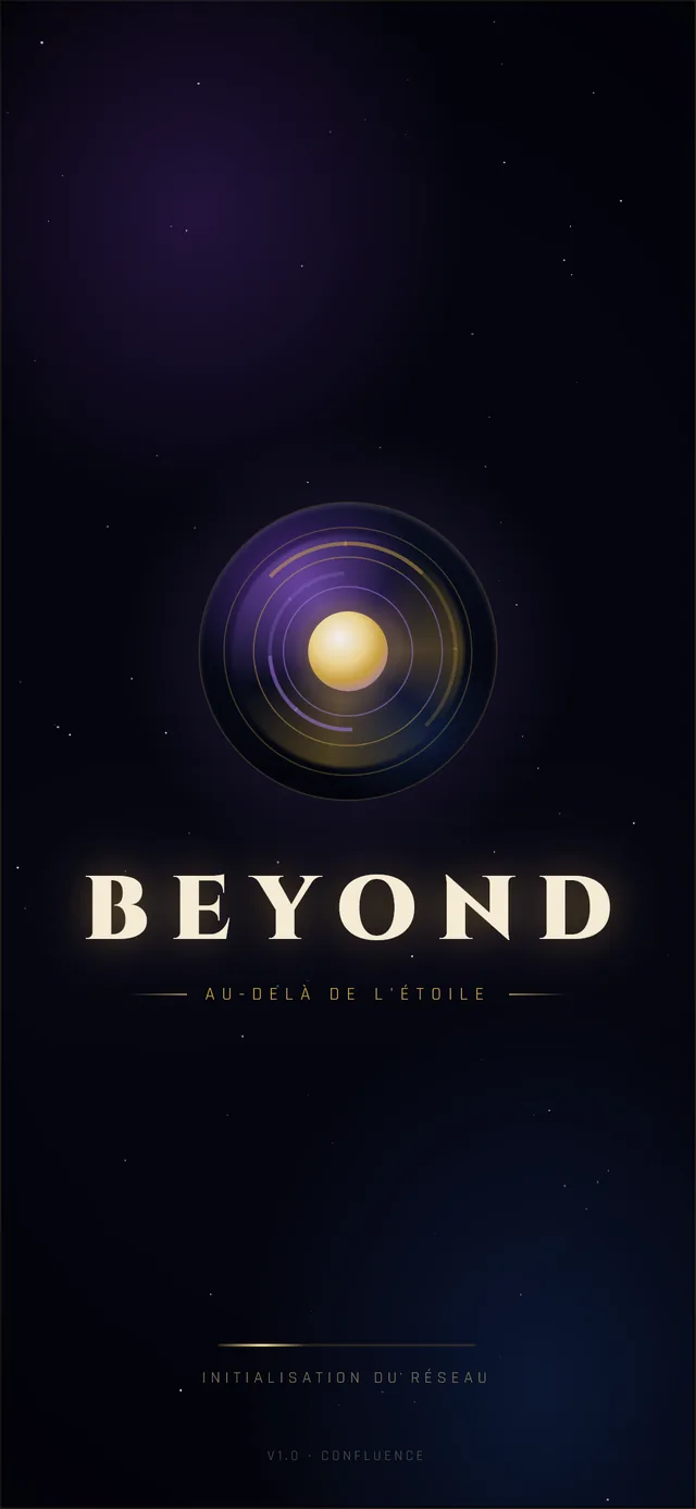 Beyond — écran de lancement